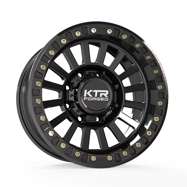 B06 Hostage | Forged True Beadlock | Black | 8 Lug