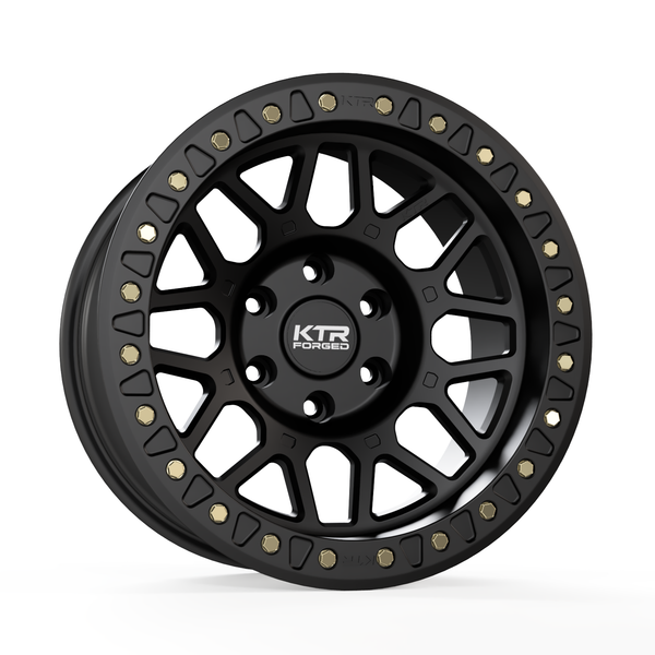 KTR S09 Titan | Matte Black | 5/6 lug - Smooth Barrel