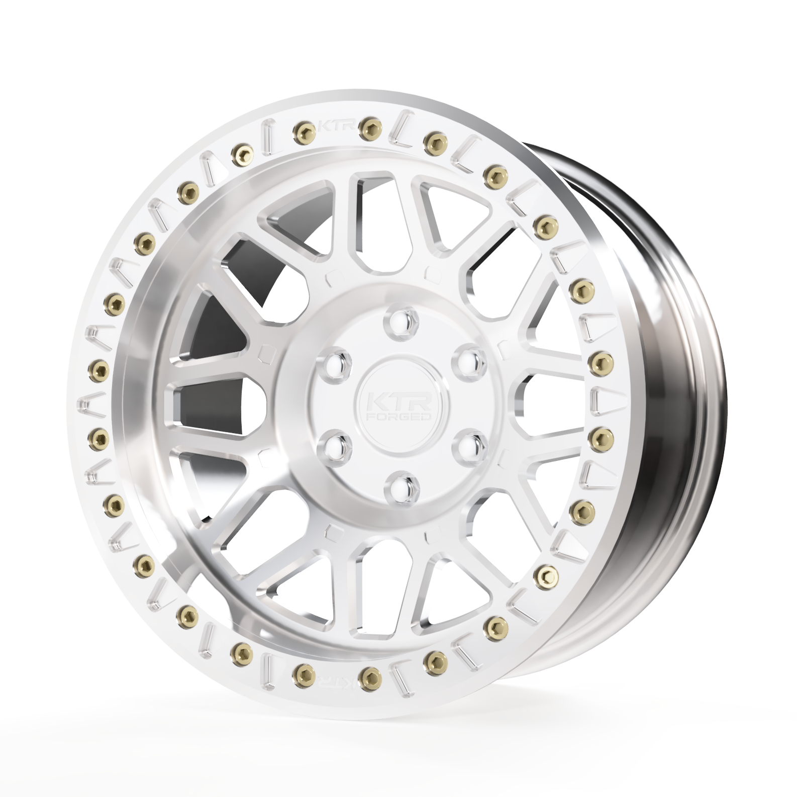 B09 Titan | Forged True Beadlock | Machine Finish | 5/6 Lug