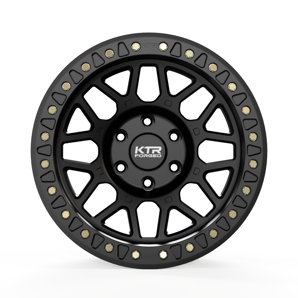 KTR S09 Titan | Matte Black | 5/6 lug - Smooth Barrel