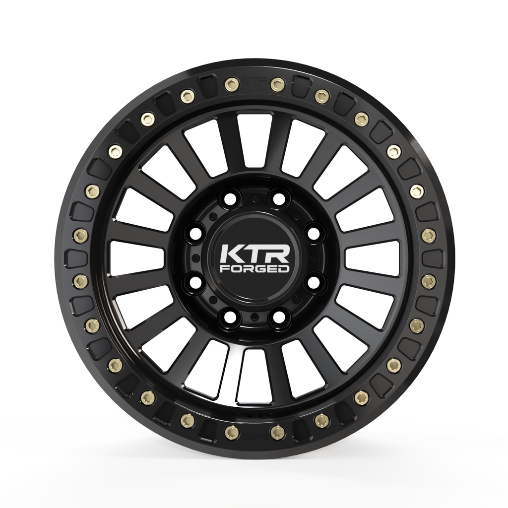 B06 Hostage | Forged True Beadlock | Black | 8 Lug