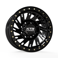 S11 Aztec | Forged Simulated Beadlock | Black | 8 Lug (Smooth Barrel)