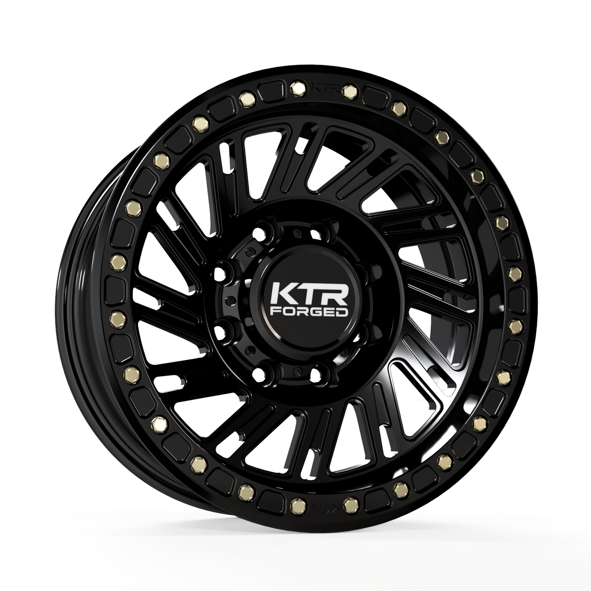 S11 Aztec | Forged Simulated Beadlock | Black | 8 Lug (Smooth Barrel)