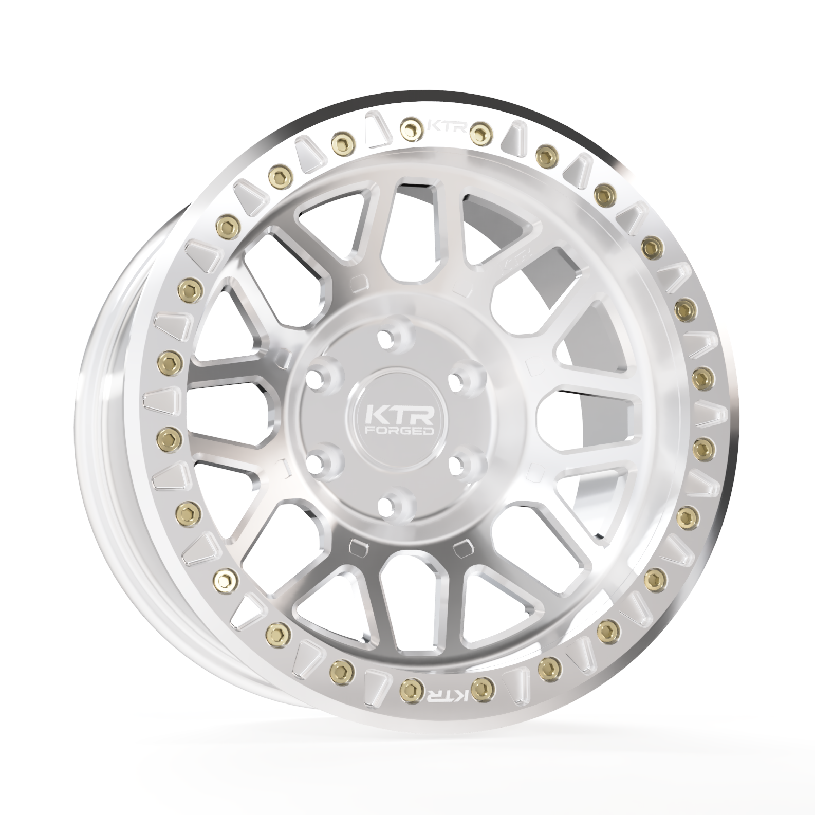 B09 Titan | Forged True Beadlock | Machine Finish | 5/6 Lug