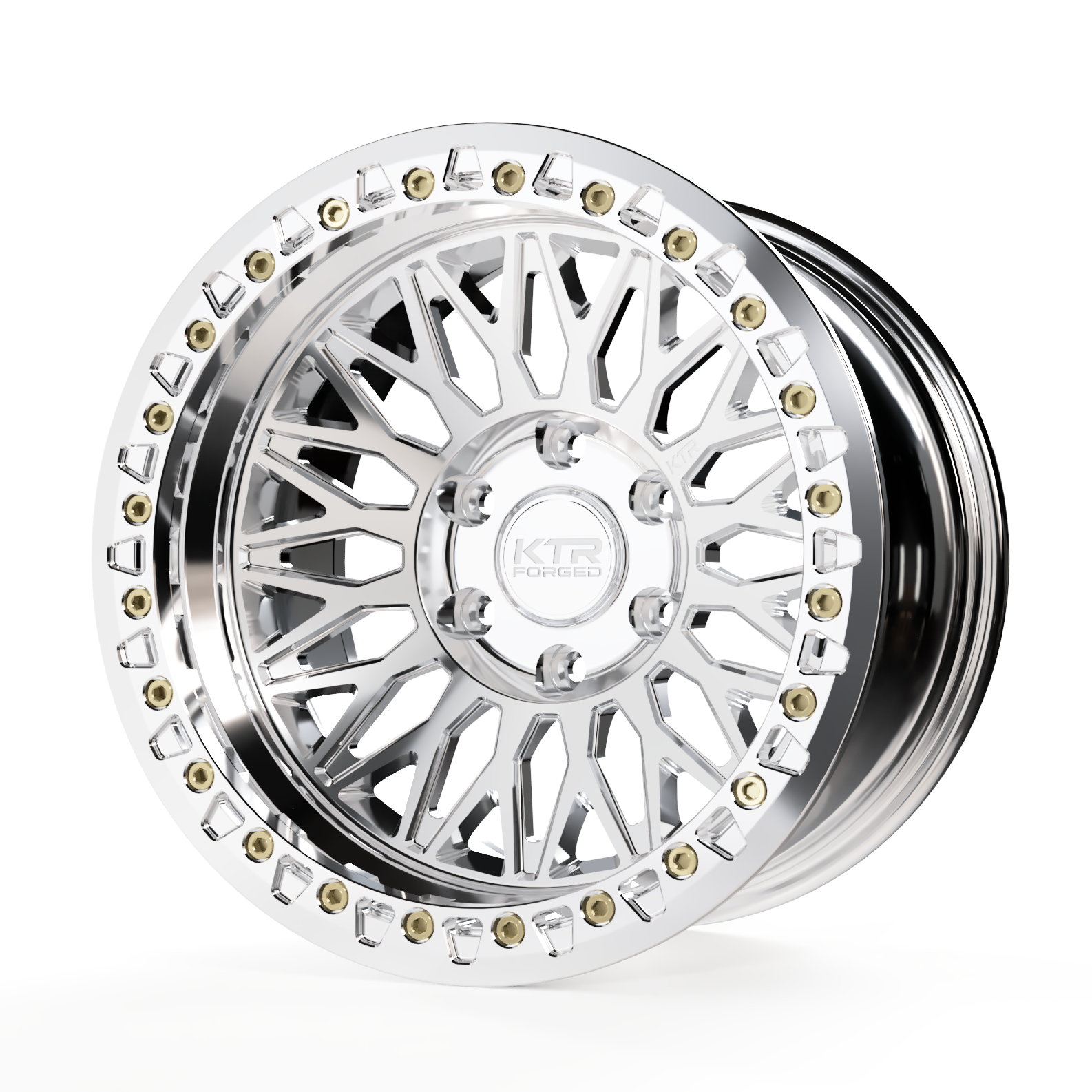 B08 Avent | Forged True Beadlock | Polished | 5/6 Lug