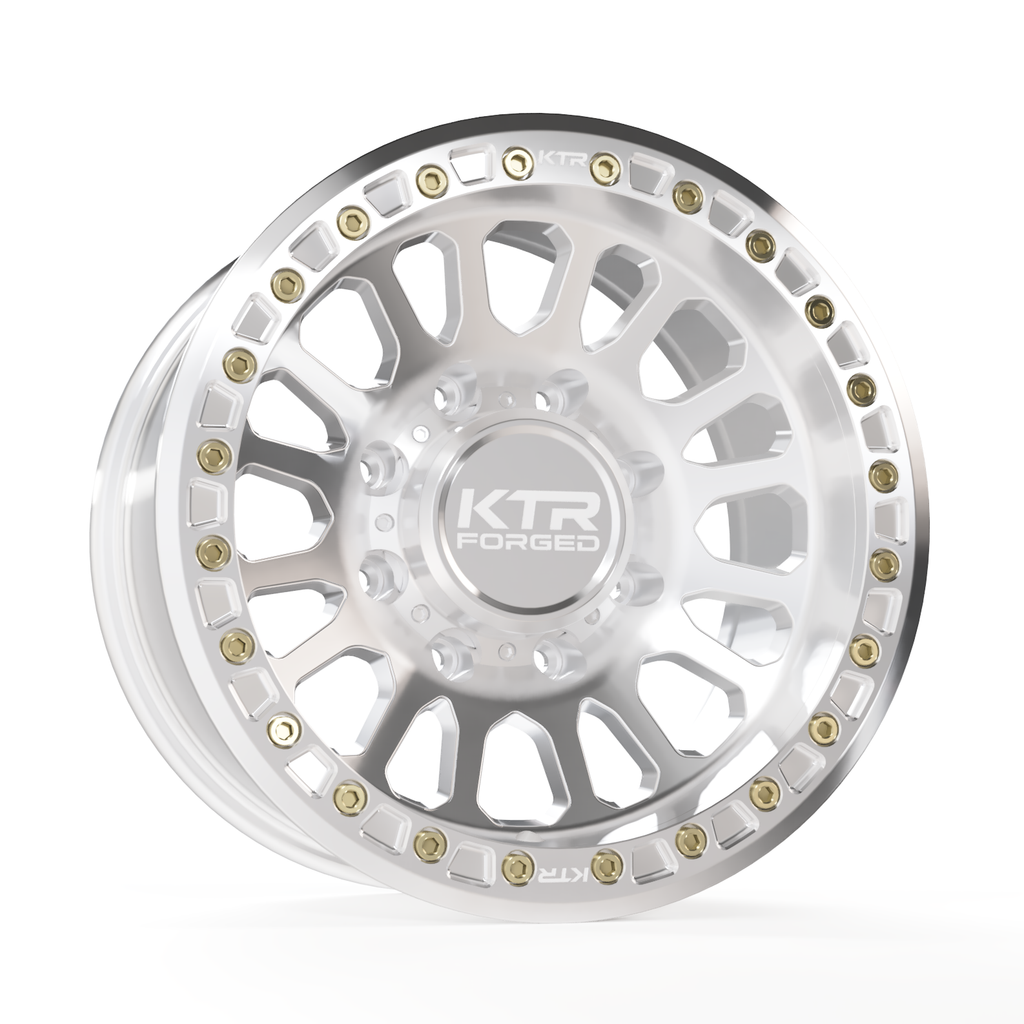 B01-Aggravator | Forged True Beadlock | Machine Finish | 8 Lug
