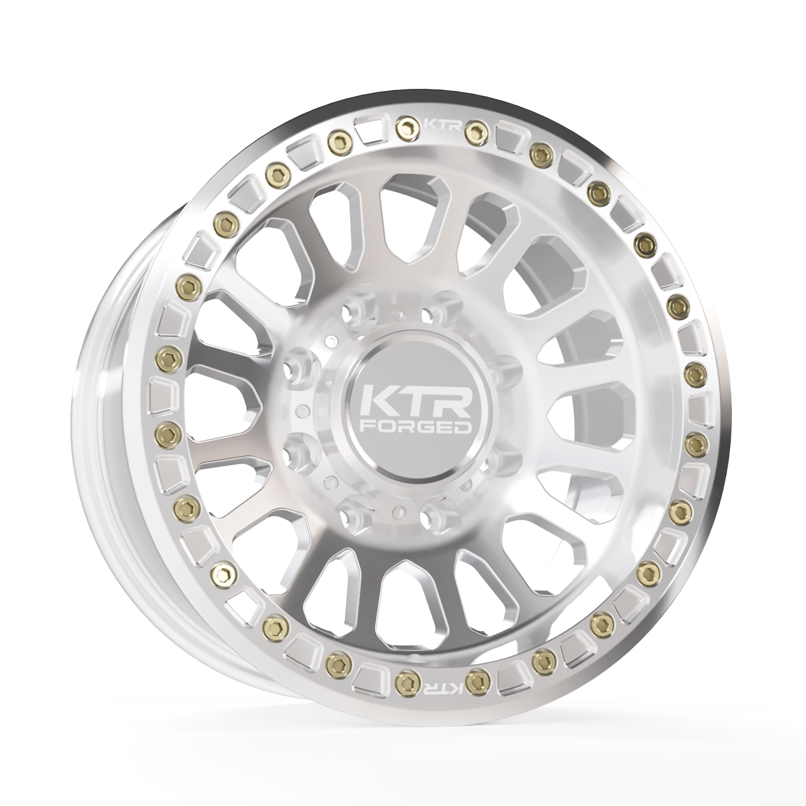 B01-Aggravator | Forged True Beadlock | Machine Finish | 8 Lug