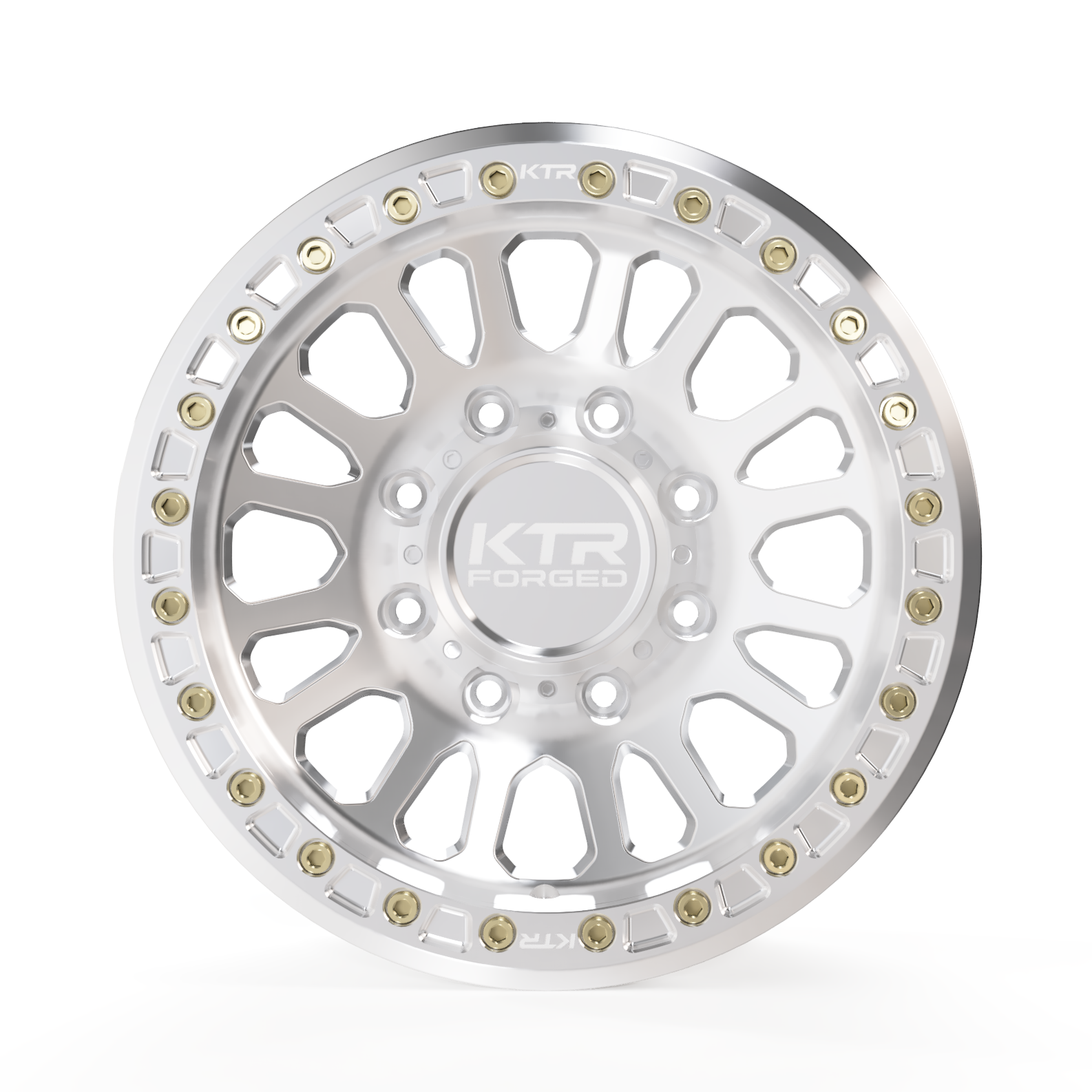B01-Aggravator | Forged True Beadlock | Machine Finish | 8 Lug