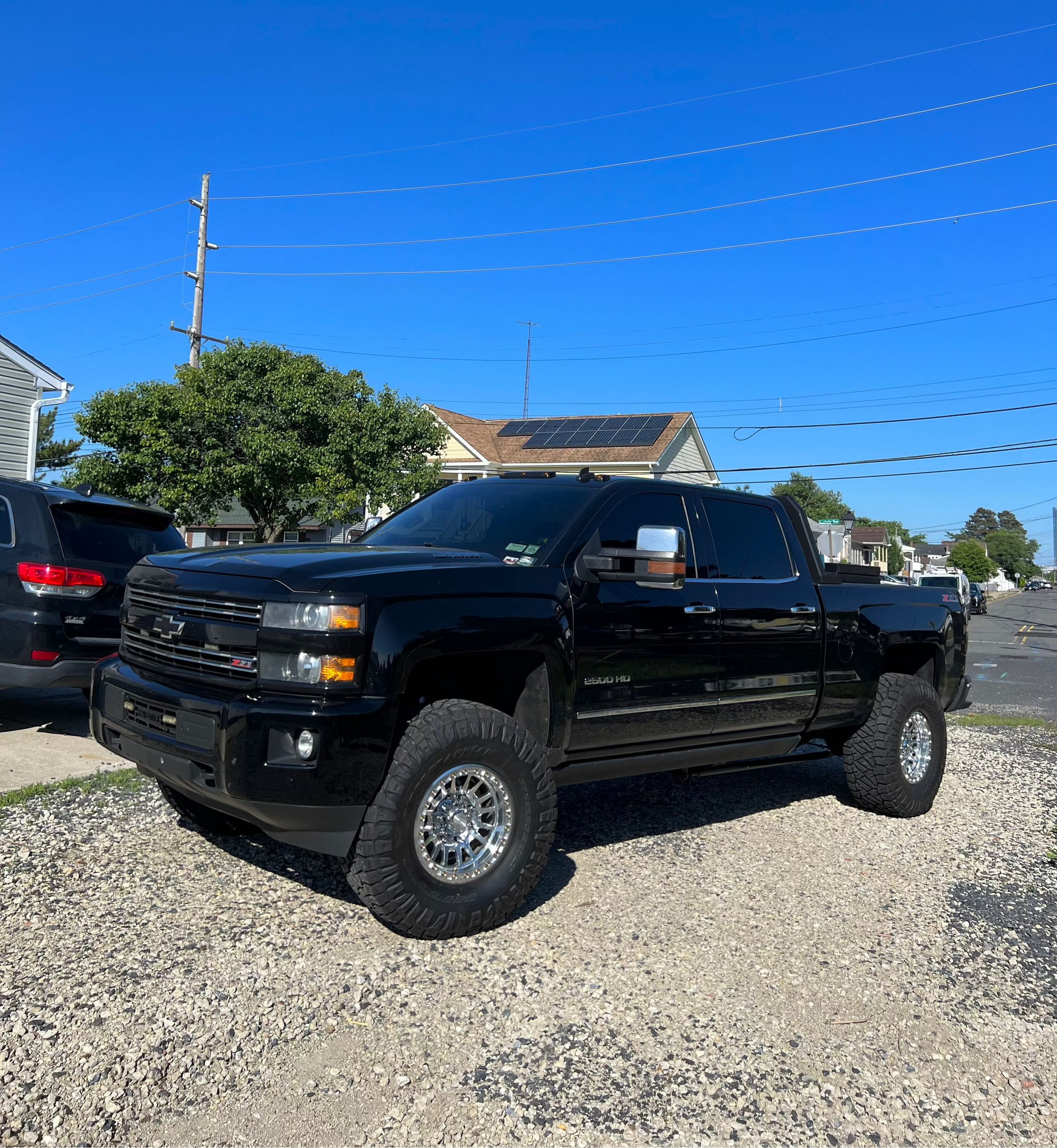 chevy 2500 polished true beadlock wheels