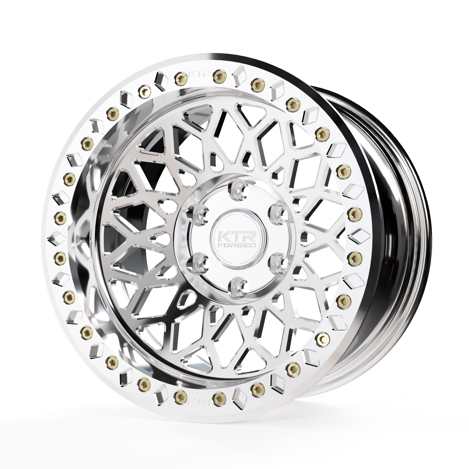 B04 Delta | Forged True Beadlock | Polished | 5/6 Lug
