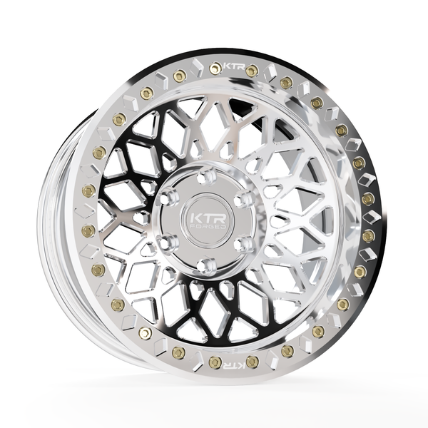 KTR B04 Delta | Forged True Beadlock | Polished | 5/6 Lug