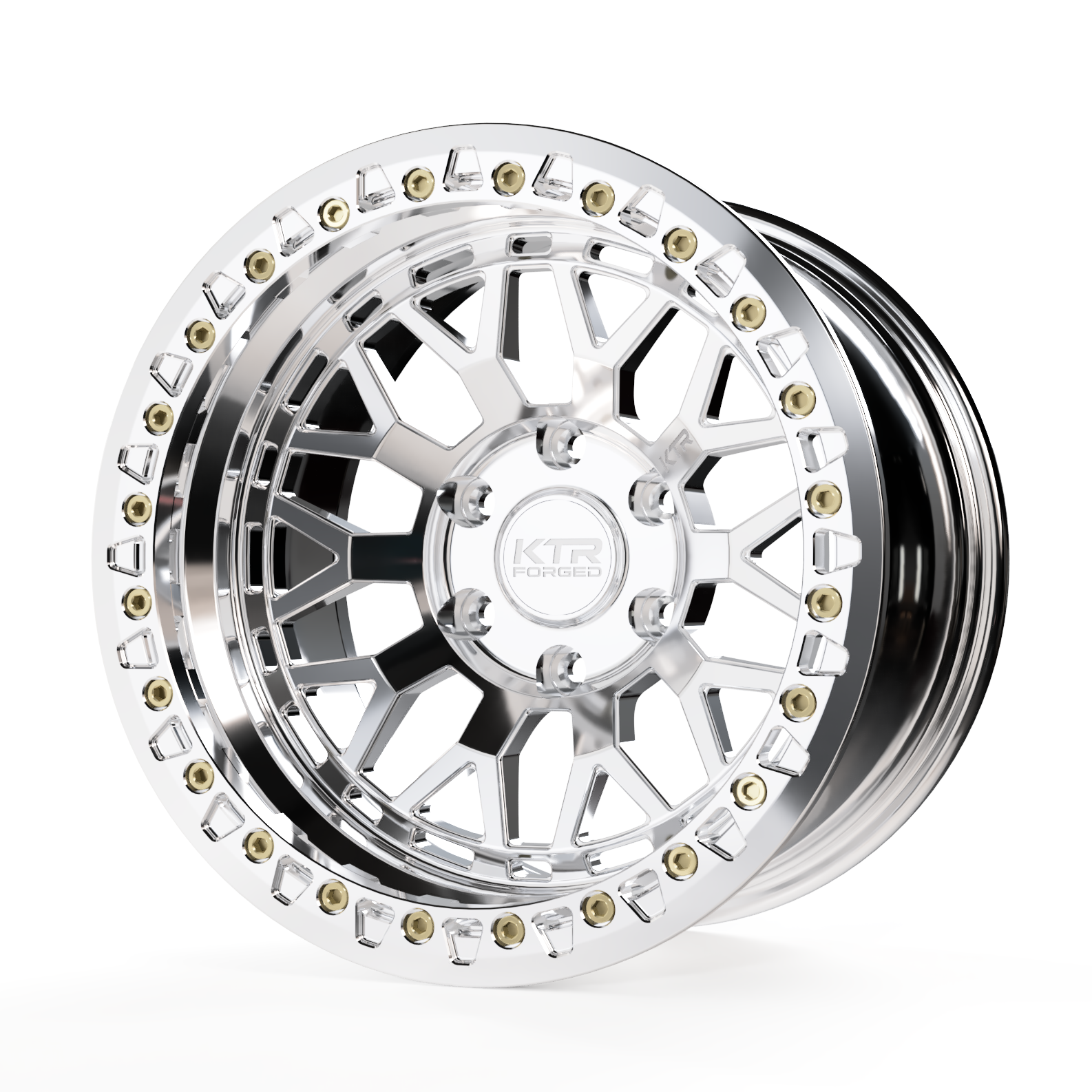 B07 Warpath | Forged True Beadlock | Polished | 5/6 Lug