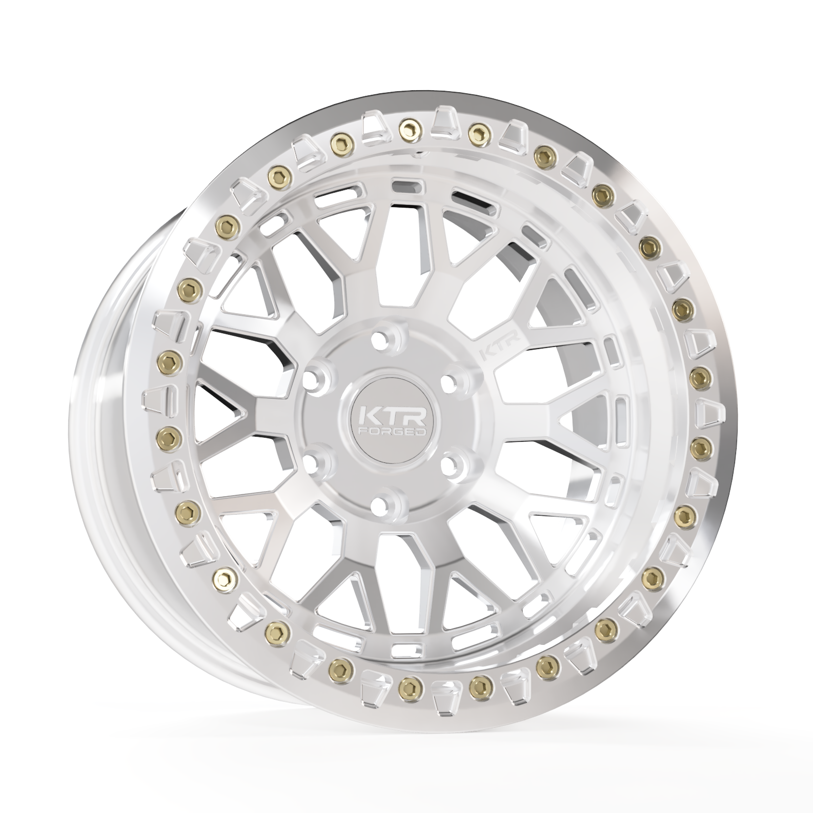 KTR B07 Warpath | Forged True Beadlock | Machine Finish | 5/6 Lug