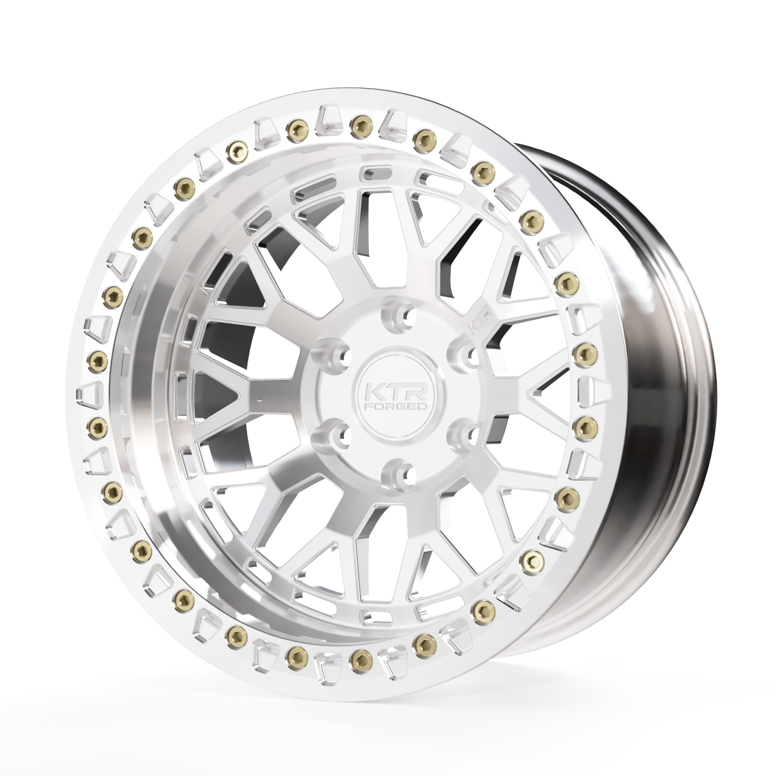 KTR B07 Warpath | Forged True Beadlock | Machine Finish | 5/6 Lug
