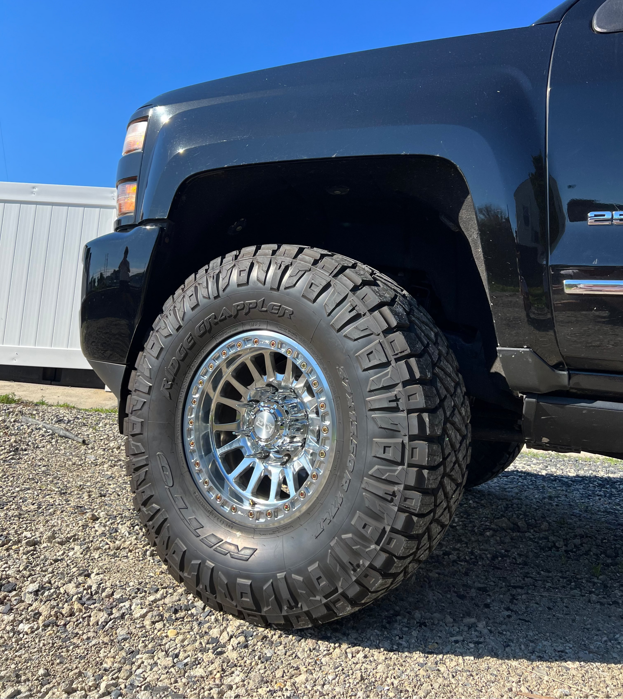 polished offroad wheels