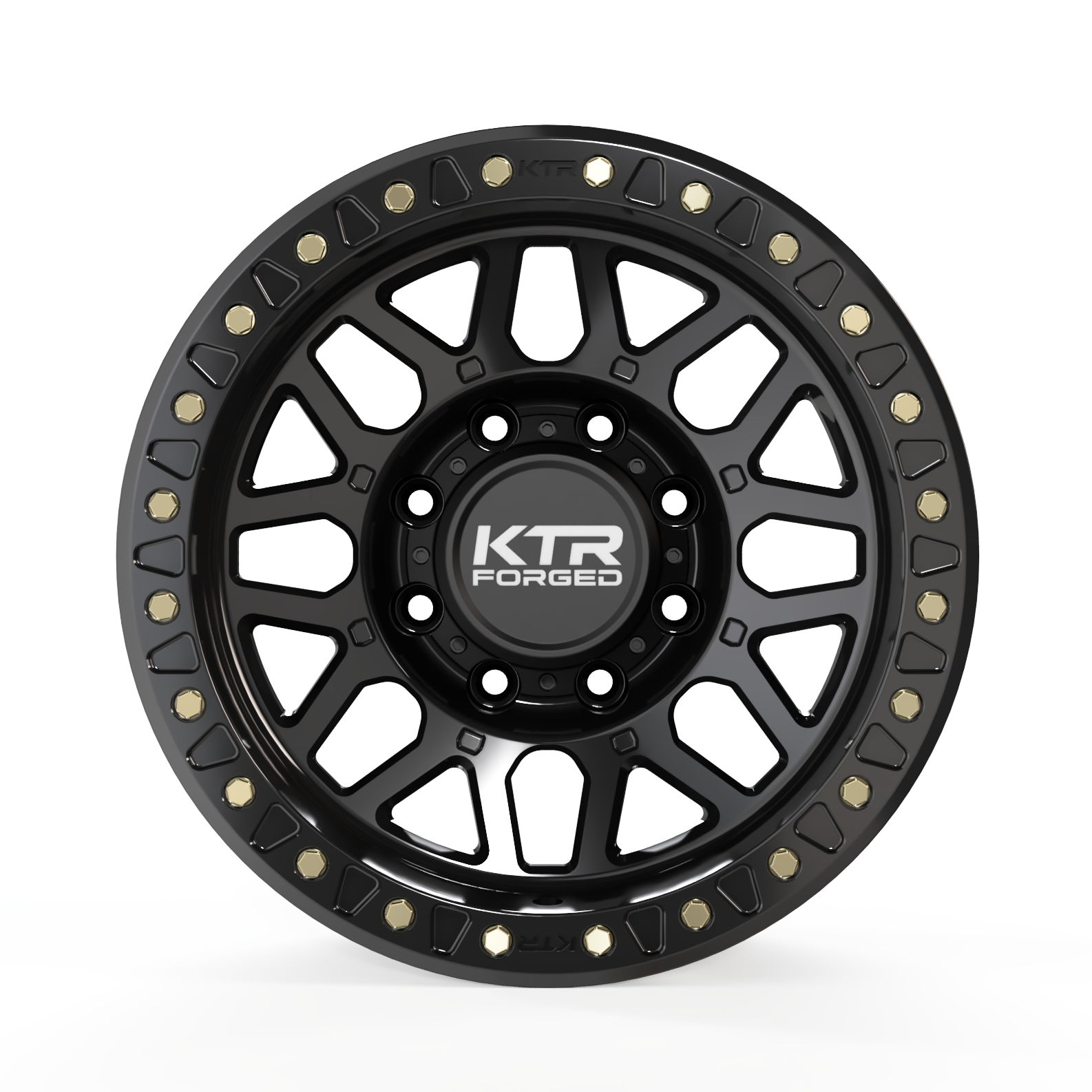 S09 Titan | Forged | Black | 8 Lug (Smooth Barrel)