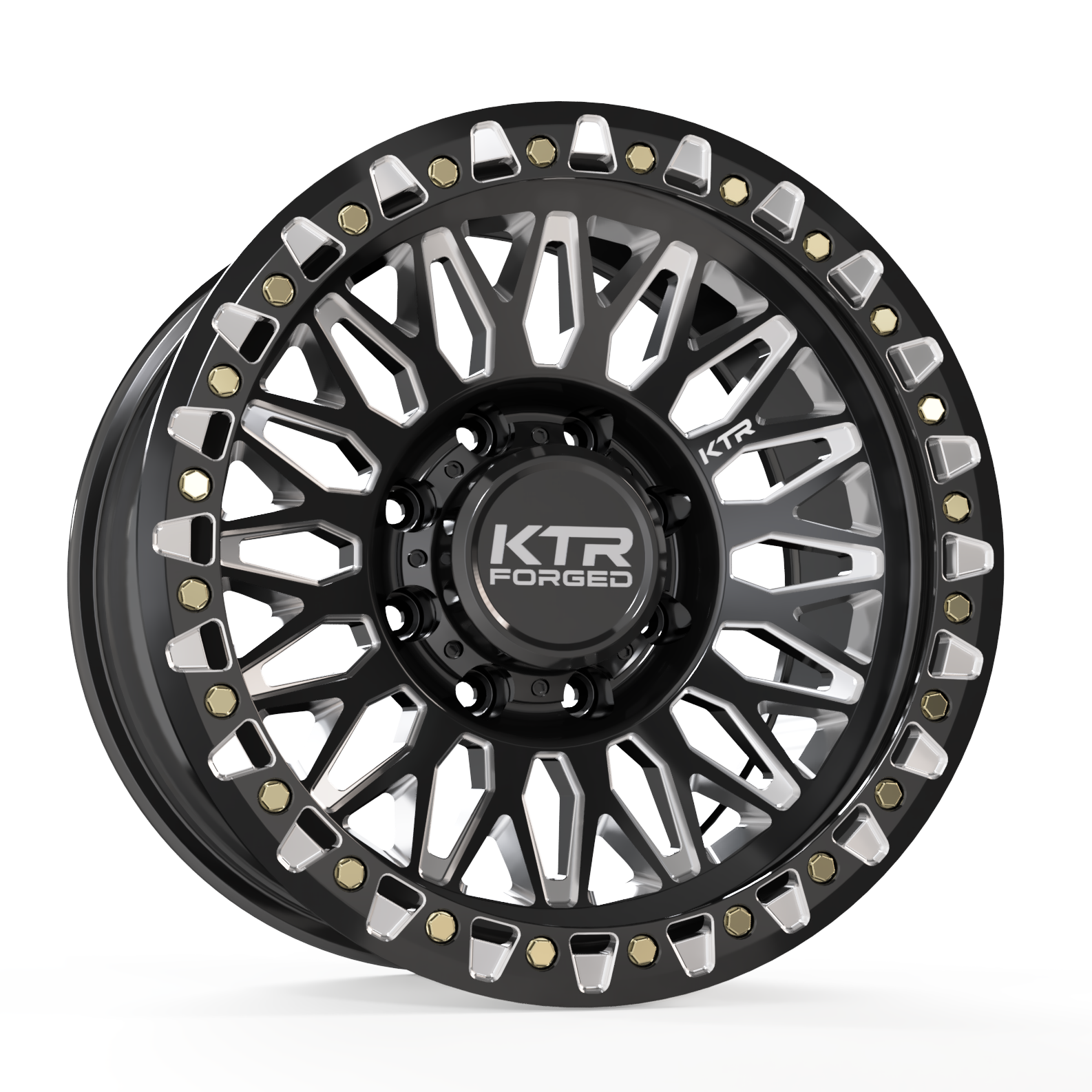 CSL-8 Avent | Gloss Black Milled | 8 Lug