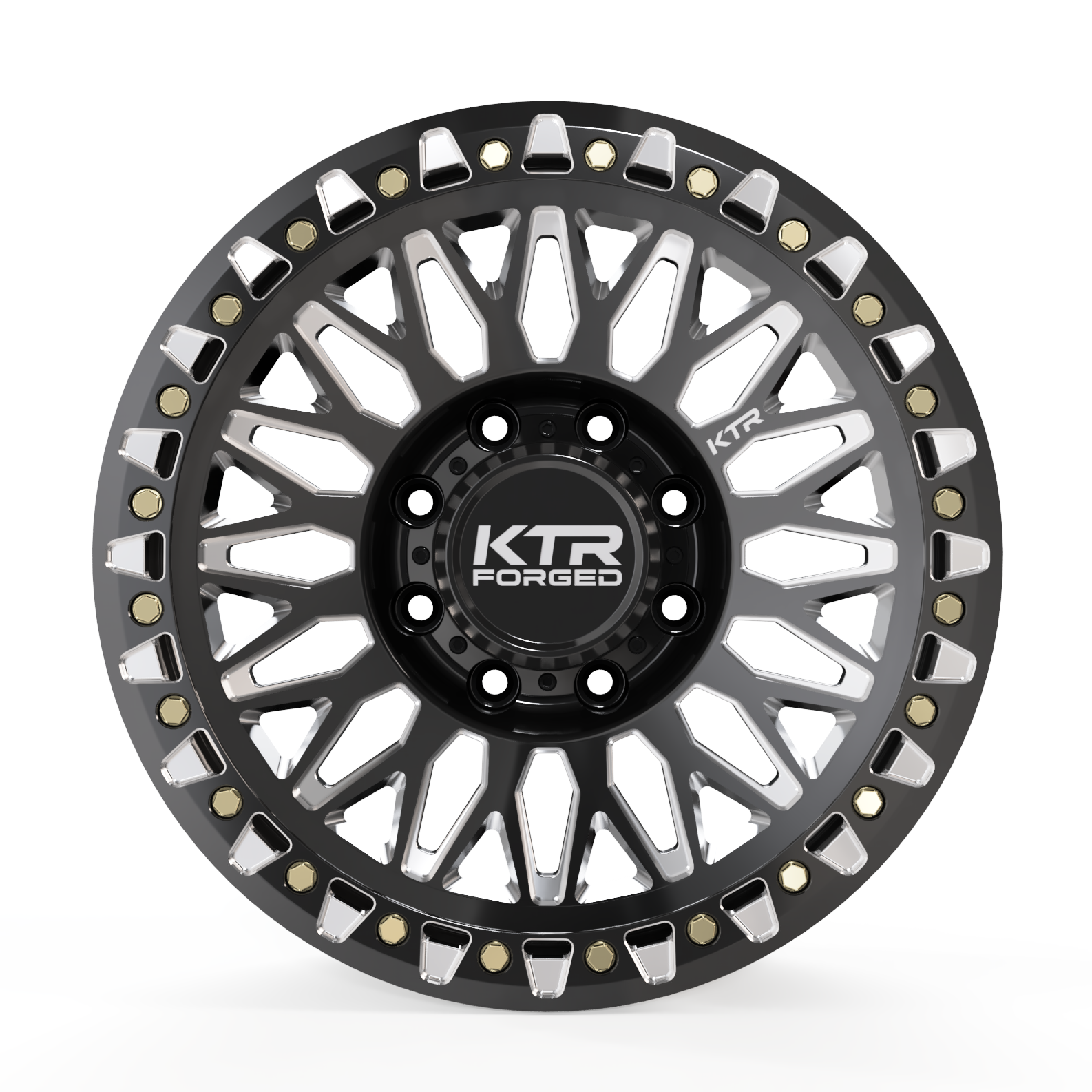 CSL-8 Avent | Gloss Black Milled | 8 Lug