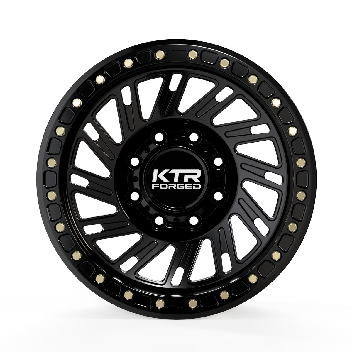 S11 Aztec | Forged Simulated Beadlock | Black | 8 Lug (Smooth Barrel)