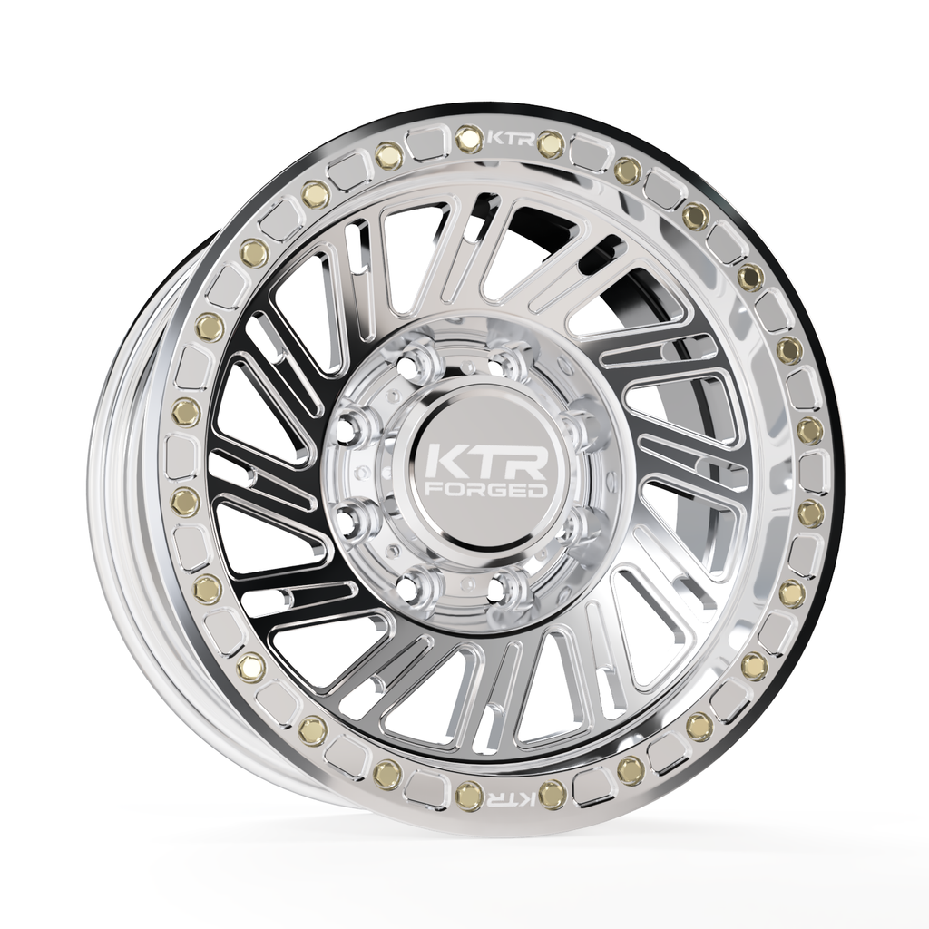 S11 Aztec | Forged Simulated Beadlock | Polished | 8 Lug (Smooth Barrel)