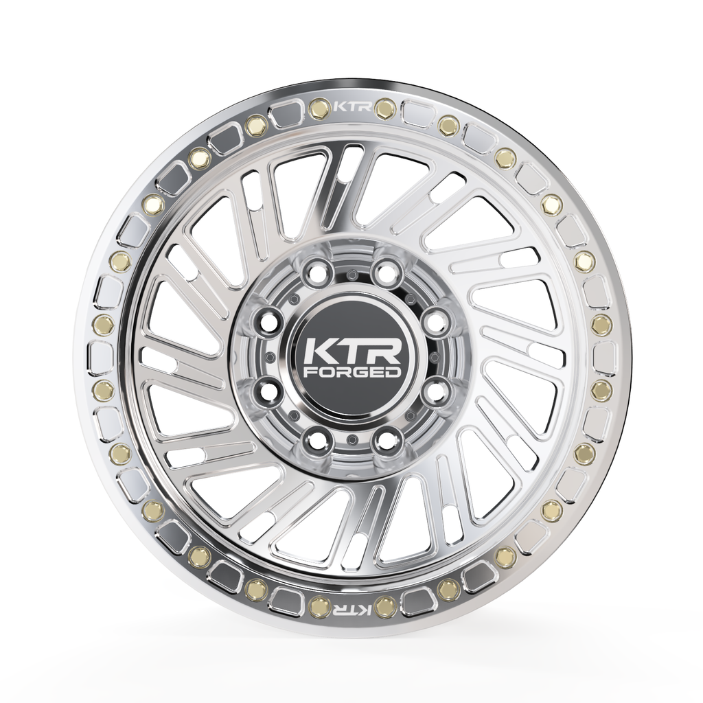 S11 Aztec | Forged Simulated Beadlock | Polished | 8 Lug (Smooth Barrel)